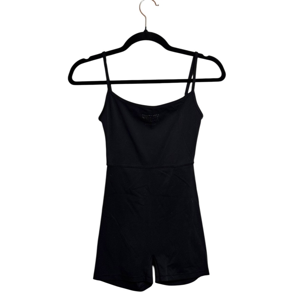 White Fox Archive 6.0 Black Clearly Into You Bodysuit Romper | Sz XS | EUC